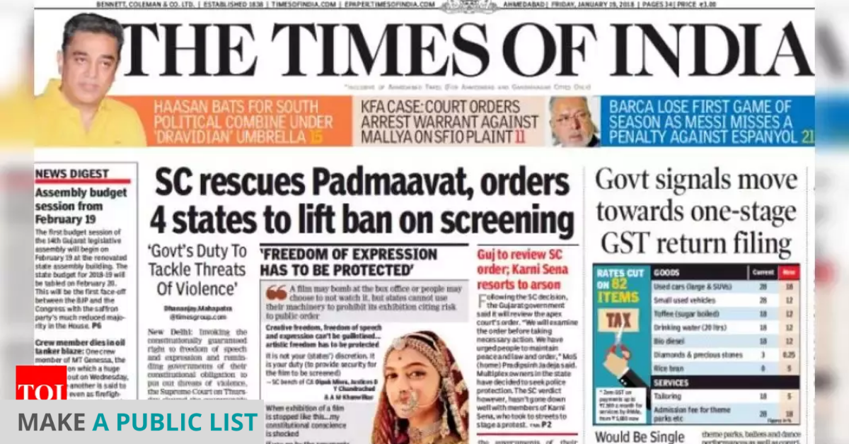 Times of india breaking news headlines you won t want to miss