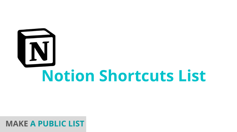 Notion Shortcuts