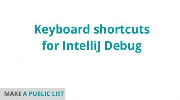 intellij shortcuts