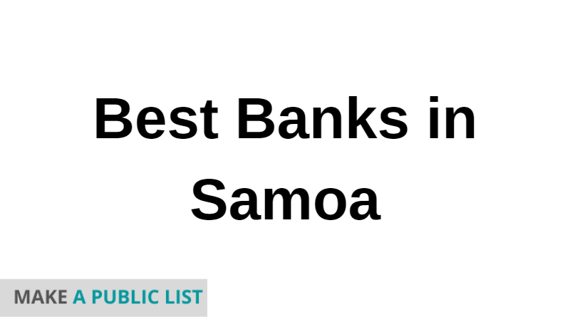 Best Banks in Samoa