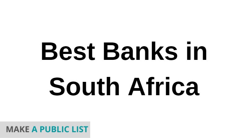 Best Banks in South Africa