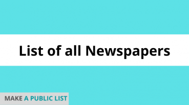list of all newspapers